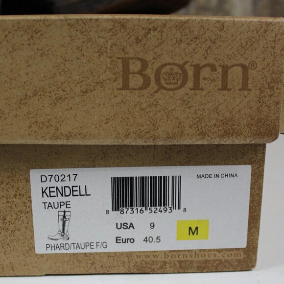 Born Kendell Mid Calf Boot Brown Womens Size 9 - Picture 12 of 12